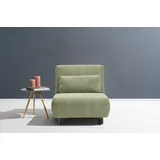 Ell + Ell "Minou", grün (hellgrün), B:85cm H:88cm T:100cm, Sofas, Schlafsofa