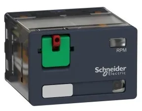 Schneider Electric RPM42P7 Leistungsrelais RPM, 4 W, 15 A, 230VAC, mit LED, mit Prüftaste - 10 Stück