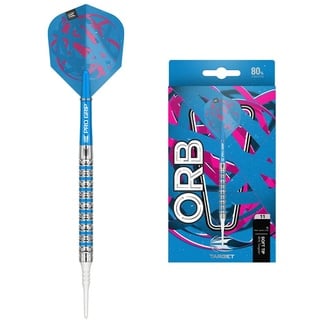 Target Darts Rob Cross Gen 2 23G 90% Wolfram Schweizer Spitze Stahlspitze Darts Set, Silber, Blau und Rosa, 18 g (210070).