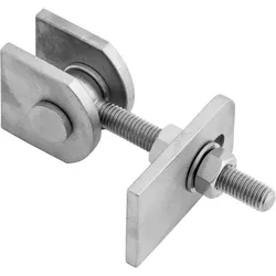 CROSO Anschweißtorband verstellbar Edelstahl - 12 mm