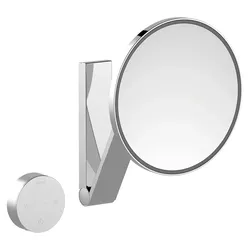 Kosmetikspiegel 17612179002 Kosmetikspiegel iLook_move Wandmodell, rund/beleuchtet 2 Lichtfarben, ohne Kabel Aluminium-finish