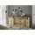 Home Affaire Sideboard HOME AFFAIRE "SHERWOOD", braun (old style hell dekor), B:201cm H:91cm T:43cm, Sideboards, Sideboard, modernes Holz Dekor, mit Scheunentorbeschlag aus Metall, Breite 201 cm
