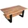 möbelliebling Couchtisch Baumkante naturfarben schwarz Akazie 115 x 46 x 65 cm