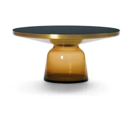 ClassiCon - Bell Couchtisch, Messing / Bernstein-orange