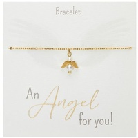 H.C.A. Collection Handels-GmbH Armband - "An Angel for you" - vergoldet