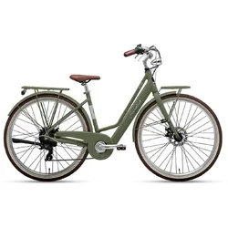 Adriatica Elektro-Citybike RETRO 28 Zoll, oliv