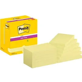 Post-it Post-it® Super Sticky Haftnotizen extrastark 65512SY gelb, 12 Blöcke