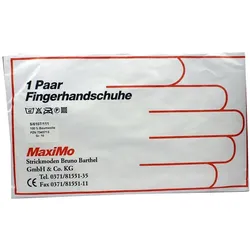 Handschuhe Strick Baumwolle Gr. 10 Herre 2 St