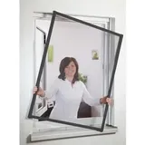 culex Fliegenschutzgitter mit Aluminiumrahmen 130 x 150 cm Anthrazit