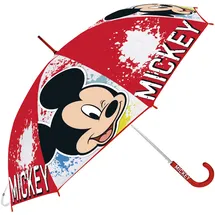 Safta Mickey Mouse Happy Smiles Manueller Regenschirm, 460 mm, bunt, único