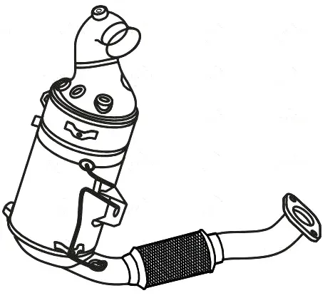 VEGAZ Ruß-/Partikelfilter, Abgasanlage fk379sic für Ford