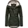 Ragwear Damen warme kurze Winterjacke mit Kapuze Monade Intl Dark Olive22 Gr. M - M