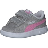 Puma Baby-Mädchen Smash V2 Glitz Glam V Inf Sneaker, Silver Lilac Chiffon White, 26 EU - 26 EU