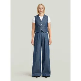 G-Star Fluid Wide Leg Hose - Dunkelblau - Damen, - 32