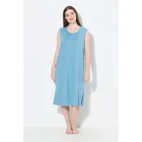 Ulla Popken Nachthemd in taubenblau | Gr.: 54-56