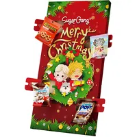 SUGARGANG® XXL Adventskalender 2025 mit Süßigkeiten aus USA & aller Welt [1,15m GROß] - Weihnachtskalender 2025 für Männer, Frauen & Kinder mit exklusiven Produktneuheiten - Süß, Sauer, Salzig