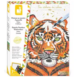 Janod - Malen Nach Zahlen Aquarelle Raubkatzen