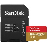 SanDisk Extreme microSDXC UHS-I U3 A2 V30 + SD-Adapter 128 GB