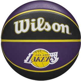 Wilson Basketball NBA Team Tribute LA LAKERS, Outdoor, Gummi, Größe: 7