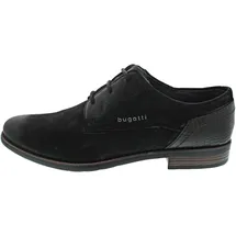 Bugatti Herren Business Halbschuh mit eleganter Linienführung, schwarz, 41 EU