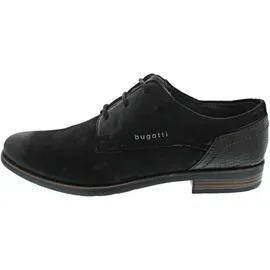 Bugatti Herren Business Halbschuh mit eleganter Linienführung, schwarz, 41 EU