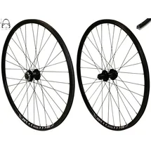 Redondo 28 Zoll Laufrad Set Hinterrad Vorderrad Disc Felge Schwarz