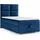 4mybaby GmbH Best for Home Boxspringbett mit Bettkasten 100x200 Bonellfederkern, inkl. Topper – Blau | Blau