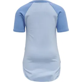 hummel hmlASLAN kurzarm Baby-Body 7118 - SILVER LAKE BLUE 74