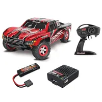 Traxxas TRX70054-8 Slash 4x4 1:16 Short-Course RTR mit Akku & USB-C Lader Rot