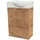 Fackelmann Waschbeckenunterschrank 44 x 60 x 24,3 cm Braun