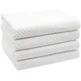 ZOLLNER Handtuchset 70 x 140 cm weiß 4-tlg.