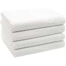 ZOLLNER Handtuchset 70 x 140 cm weiß 4-tlg.