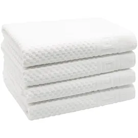 ZOLLNER Handtuchset 70 x 140 cm weiß 4-tlg.