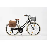 VENICE - I love Italy 605 Aluminium Lady 28 Zoll RH 46 cm schwarz/beige