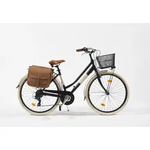VENICE - I love Italy 605 Aluminium Lady 28 Zoll RH 46 cm schwarz/beige