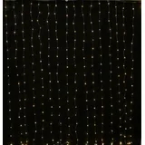 MARELIDA LED Lichtervorhang Draht 40 Stränge 800LED 3,9x2m Außen Weihnachten