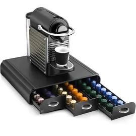 CEP Dispenser für Kaffeekapseln 3 Schubfächer 34,2 x 32,7 x 6,9 cm