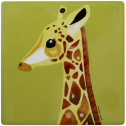 Maxwell & Williams Untersetzer Giraffe 9,5 x cm Keramik Bunt