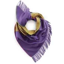 Codello Dreieckstuch im Colour-Blocking-Design lila Damen 