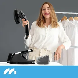 Maltec Dampfbügelstation SteamCare2500W Dampfbügeleisen Vorheizen 40s, 35g/min Dampfaustritt - Schwarz