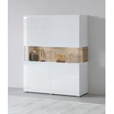 OTTO home Highboard Toledo 121,5 x 152,5 x 37 cm Weiß