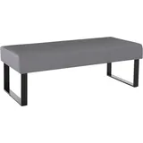 Home Affaire Sitzbank »Oliver«, Breite 140cm, mit Metallgestell, grau