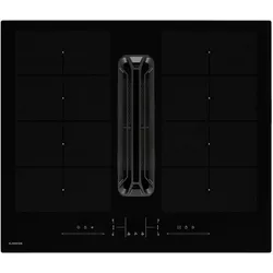 AirJet FlexPro Down Air System   Induktionsherd + Abzugshaube   Flexzone   Booster Schwarz