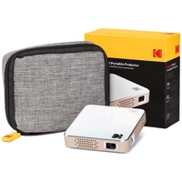 Kodak Ultra Mini 75 Lumen tragbarer Projektor - Wiederaufladbarer HD LED DLP mit HDMI, USB und Micro SD - Inklusive Softcase