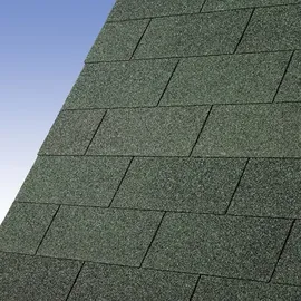 Karibu Dachschindeln Rechteck 3 m2 Grün