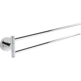 Villeroy & Boch Elements Tender Handtuchhalter zweiarmig, Handtuchhalter Bad für Wandmontage, Handtuchstange TVA15103800061,