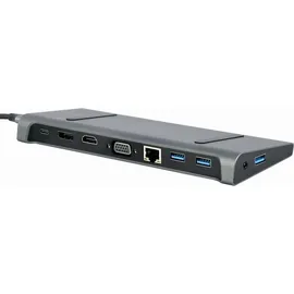Gembird A-CM-COMBO9-02 USB-C 3.1 - VGA HDMI - GigE