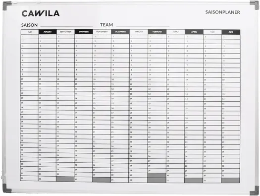 Cawila ACADEMY Saison-Terminplaner | 90x120mm