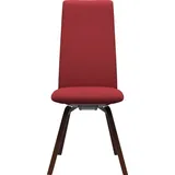 Stressless® Polsterstuhl Laurel, High Back, Größe M, mit schräggestellten Beinen in Walnuss rot