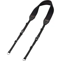 Hama Kamera-Tragegurt "2in1 130", Neopren, gerade schwarz